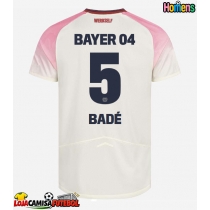 Camisa de Futebol Bayer Leverkusen Loic Bade #5 Equipamento Secundário 2025-26 Manga Curta